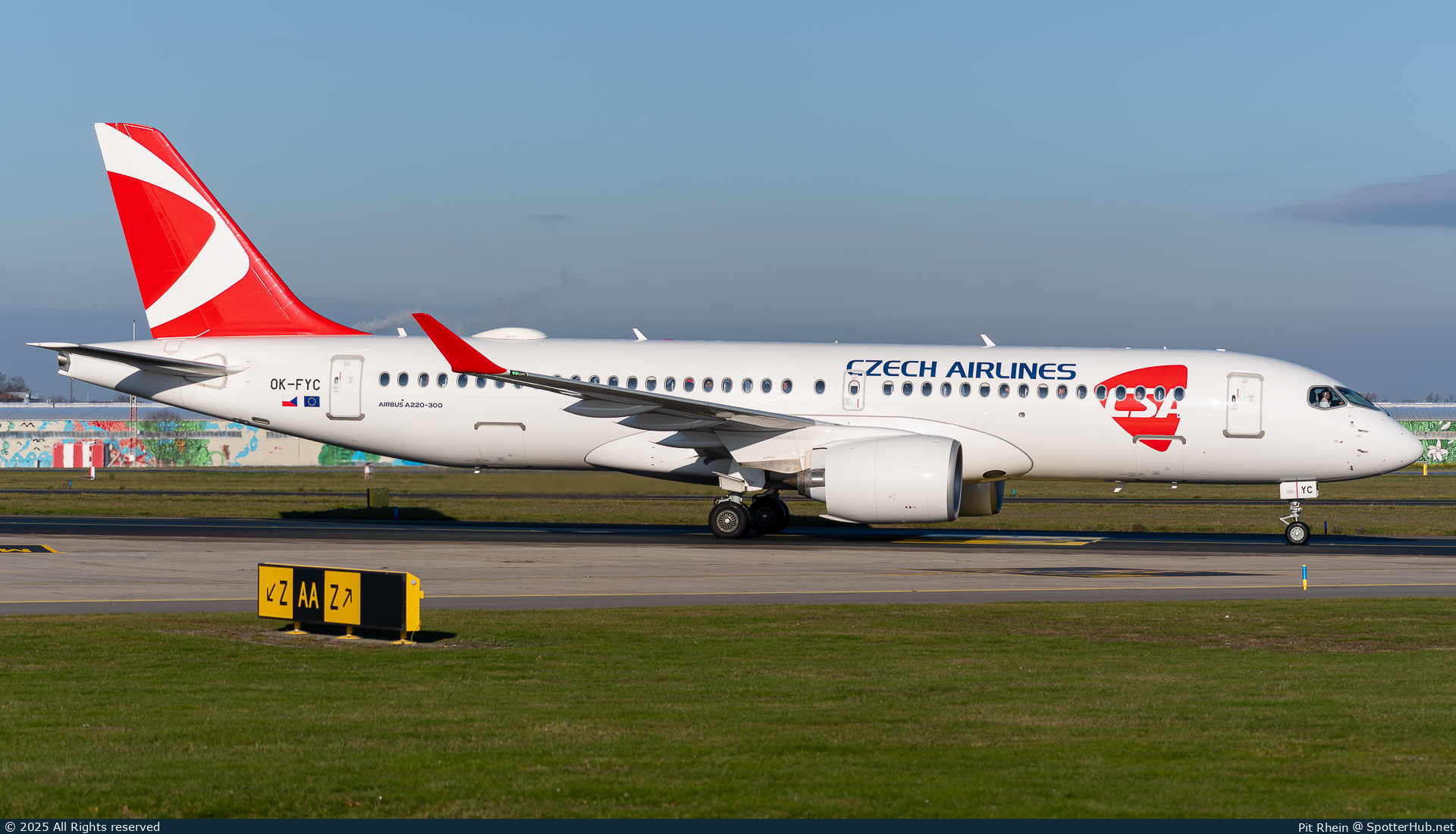 Photo of OK-FYC - Airbus A220-300 operated by CSA Czech Airlines (opb SmartWings)