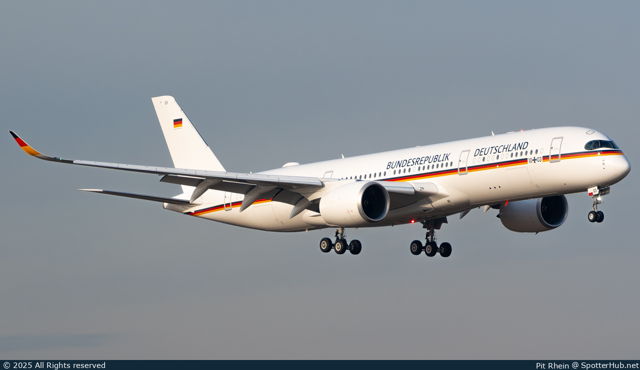 Photo of 10+03 - Airbus A350-941(CJ) operated by German Air Force