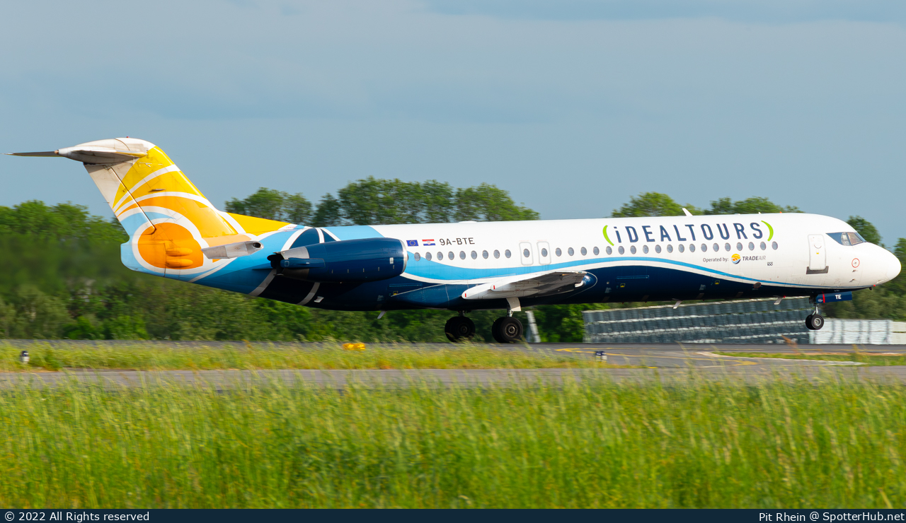 Photo of 9A-BTE - Fokker 100 operated by Trade Air