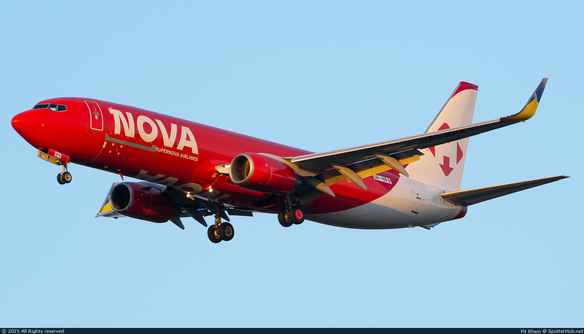 Photo of UR-NPA - Boeing 737-808(BDSF) operated by Supernova Airlines