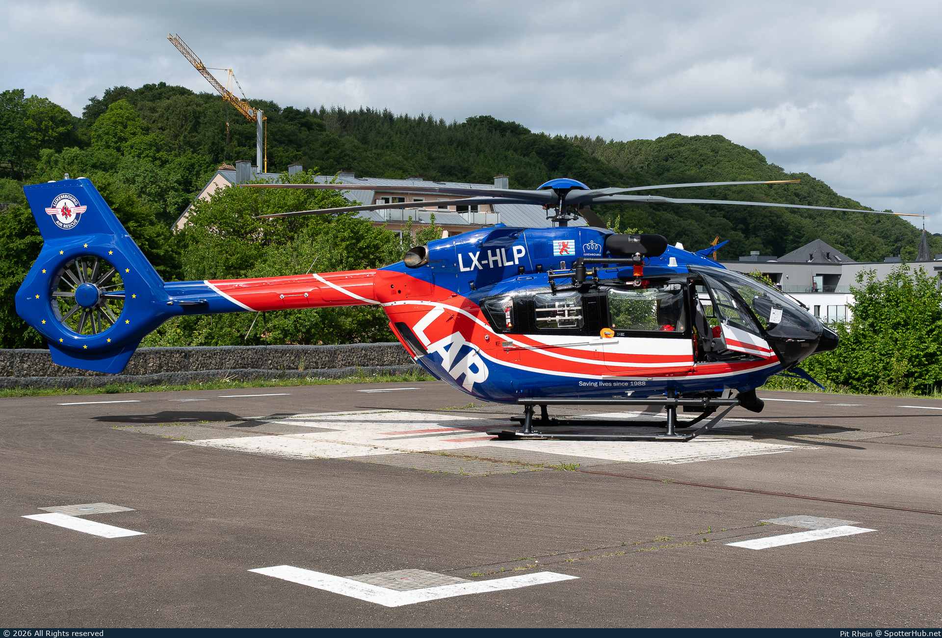 Photo of LX-HLP - Airbus Helicopters H145 at Hospital Heliport