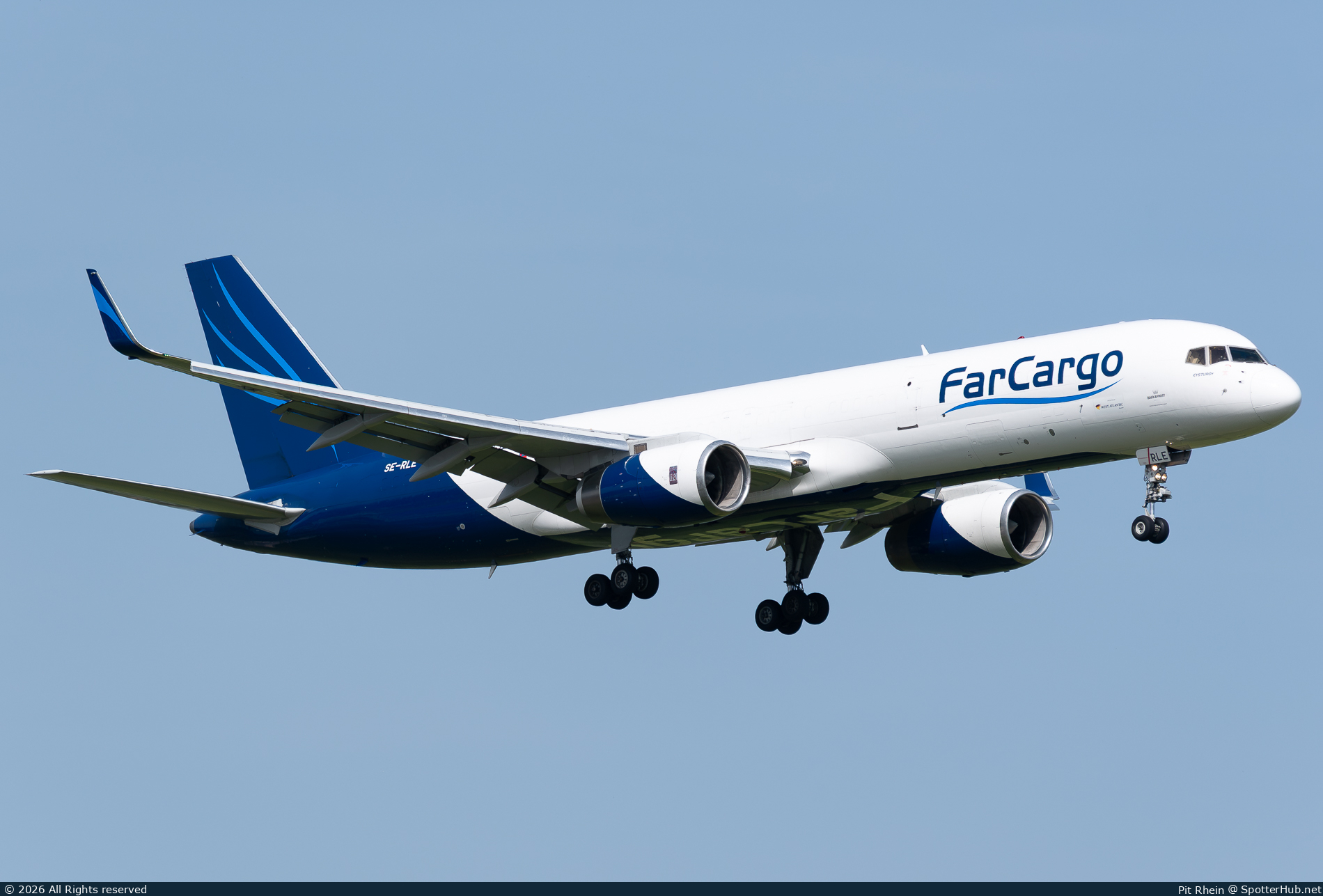 Photo of SE-RLE - Boeing 757-223(PCF) operated by FarCargo (opb West Atlantic Airlines)