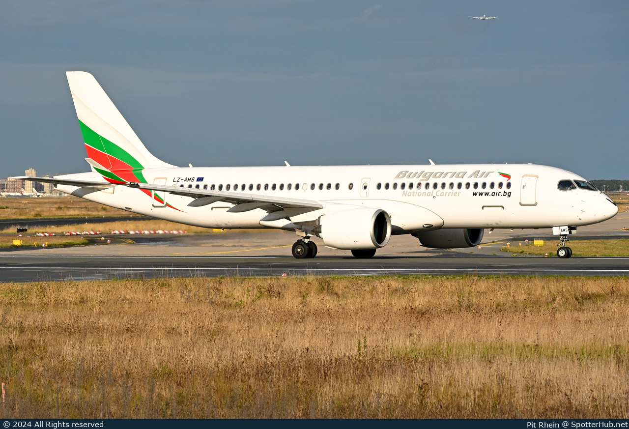 Photo of LZ-AMS - Airbus A220-300 operated by Bulgaria Air