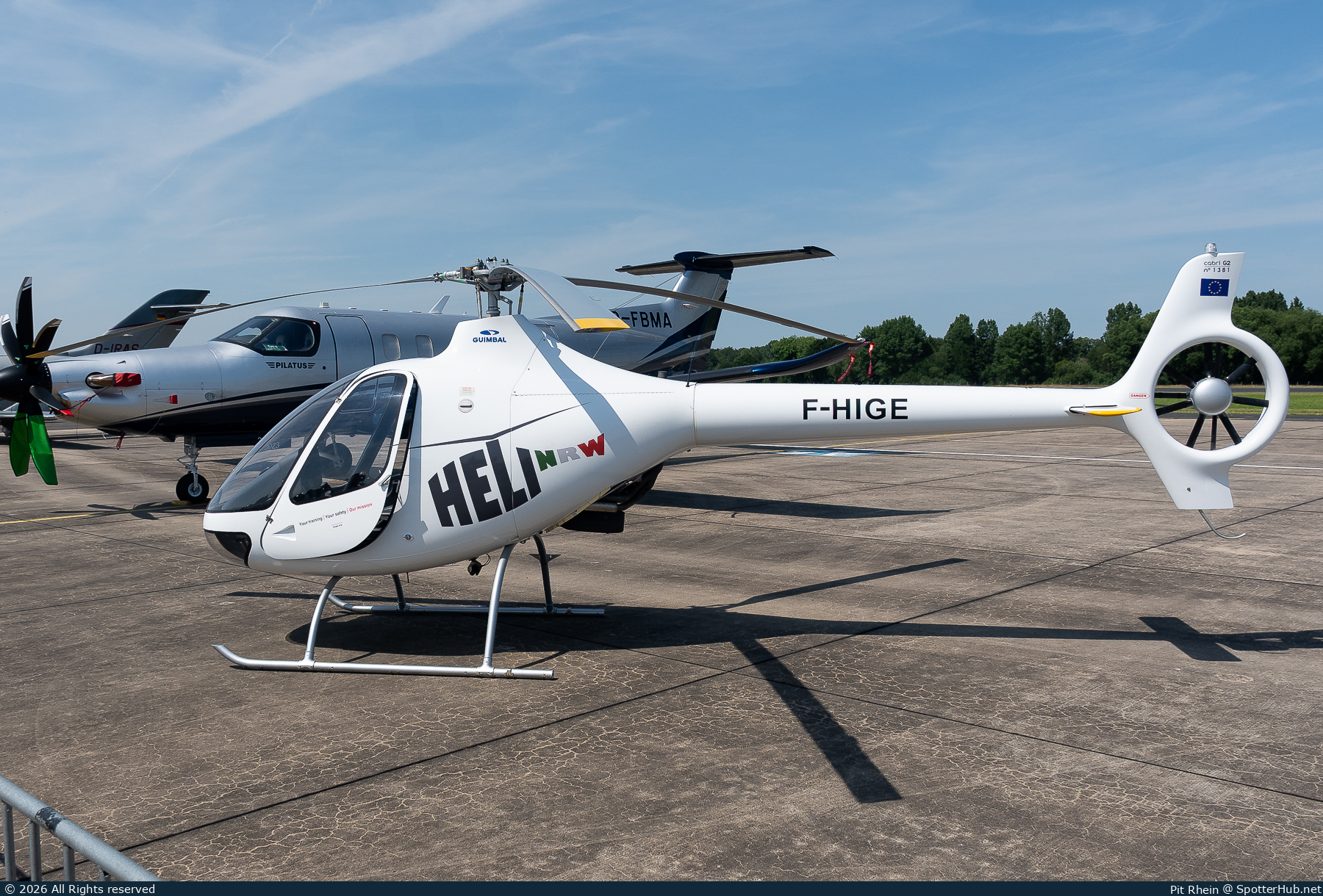 Photo of F-HIGE - Guimbal Cabri G2 operated by Heli-NRW