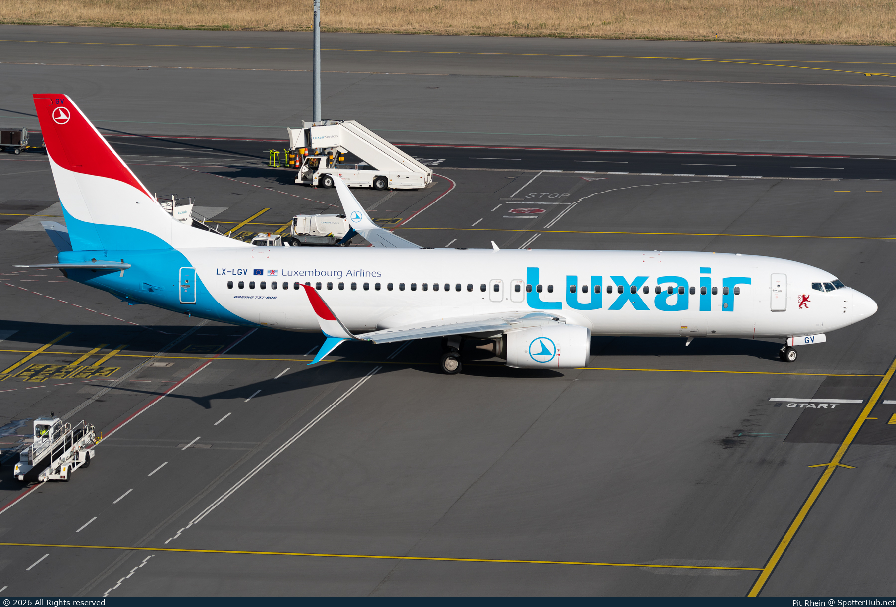 Photo of LX-LGV - Boeing 737-8C9 operated by Luxair