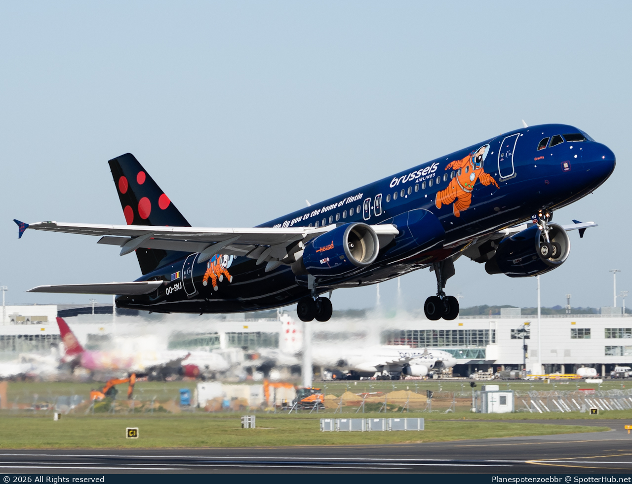 Photo of OO-SNJ - Airbus A320-214 operated by Brussels Airlines