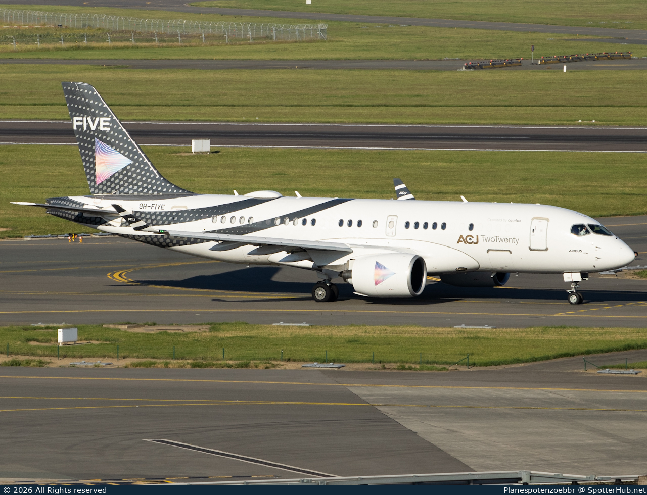 Photo of 9H-FIVE - Airbus A220-100(CJ) TwoTwenty operated by Comlux Aviation Malta