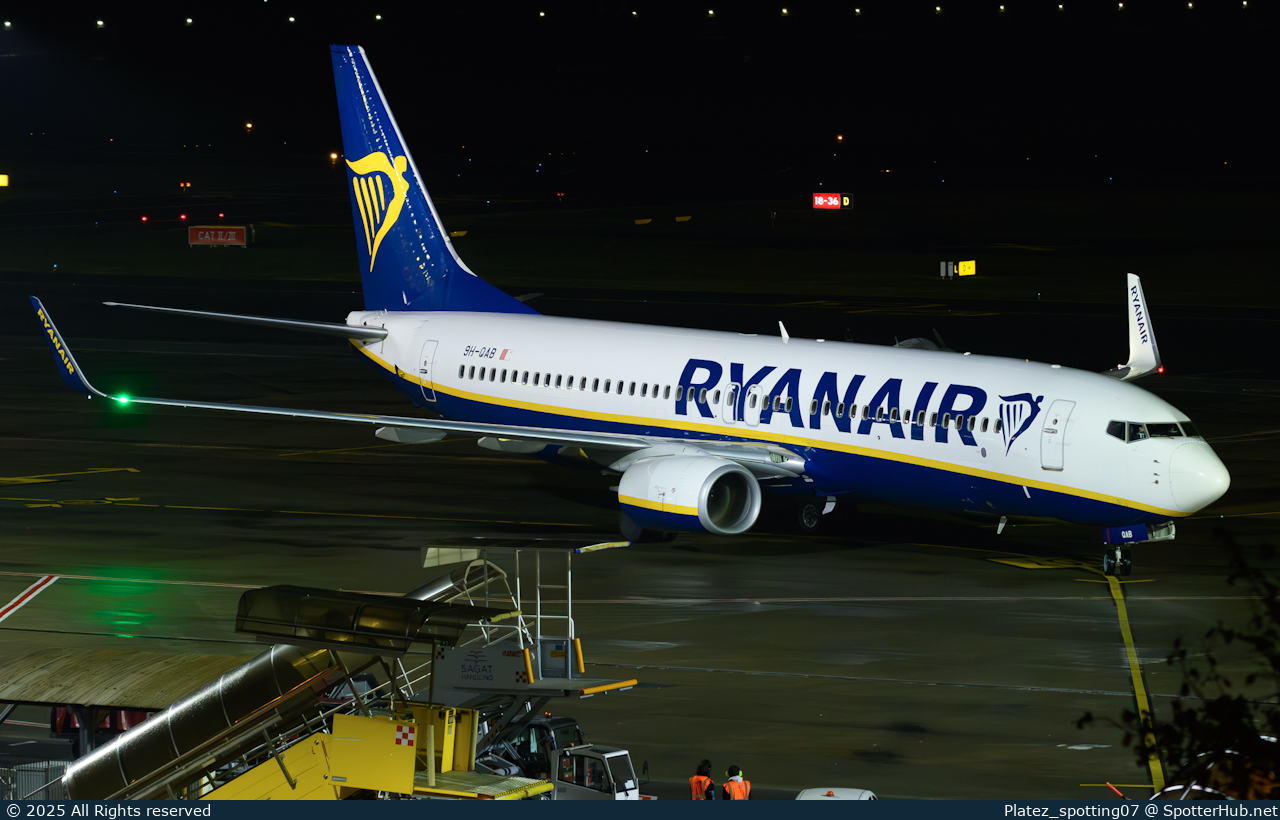 Photo of 9H-QAB - Boeing 737-8AS operated by Ryanair (opb Malta Air)