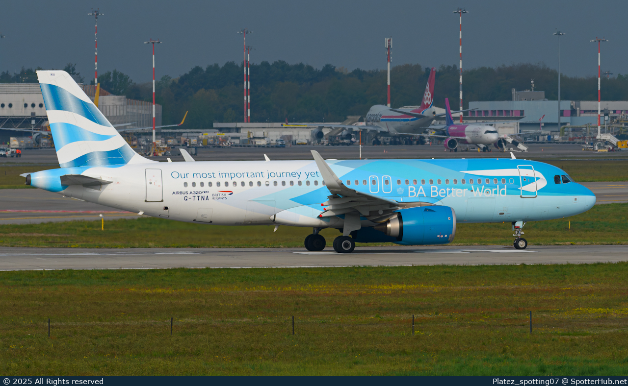 Photo of G-TTNA - Airbus A320-251N operated by British Airways