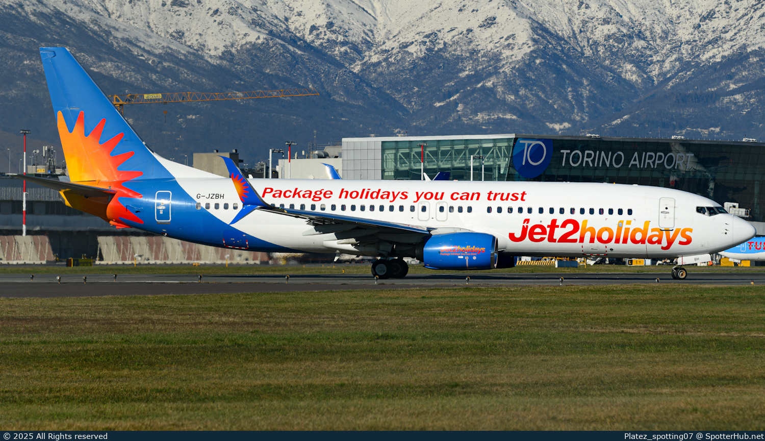 Photo of G-JZBH - Boeing 737-8MG operated by Jet2