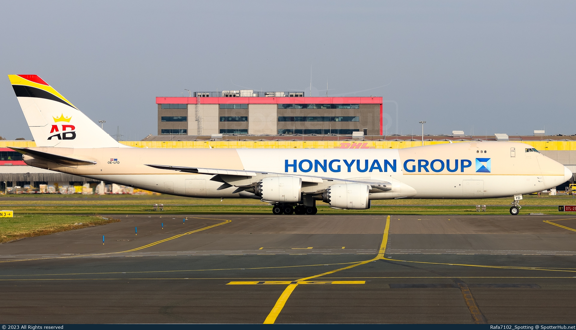 Photo of OE-LFD - Boeing 747-87UF operated by Hongyuan Group (opb Air Belgium)