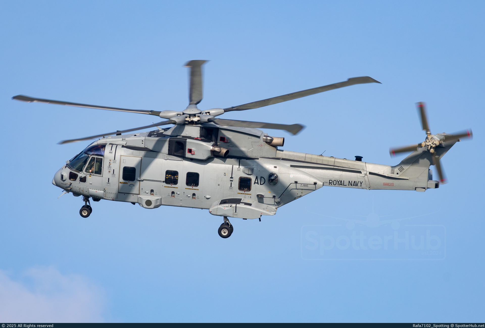 Photo of ZJ995 - AgustaWestland Merlin HC4A operated by Royal Navy
