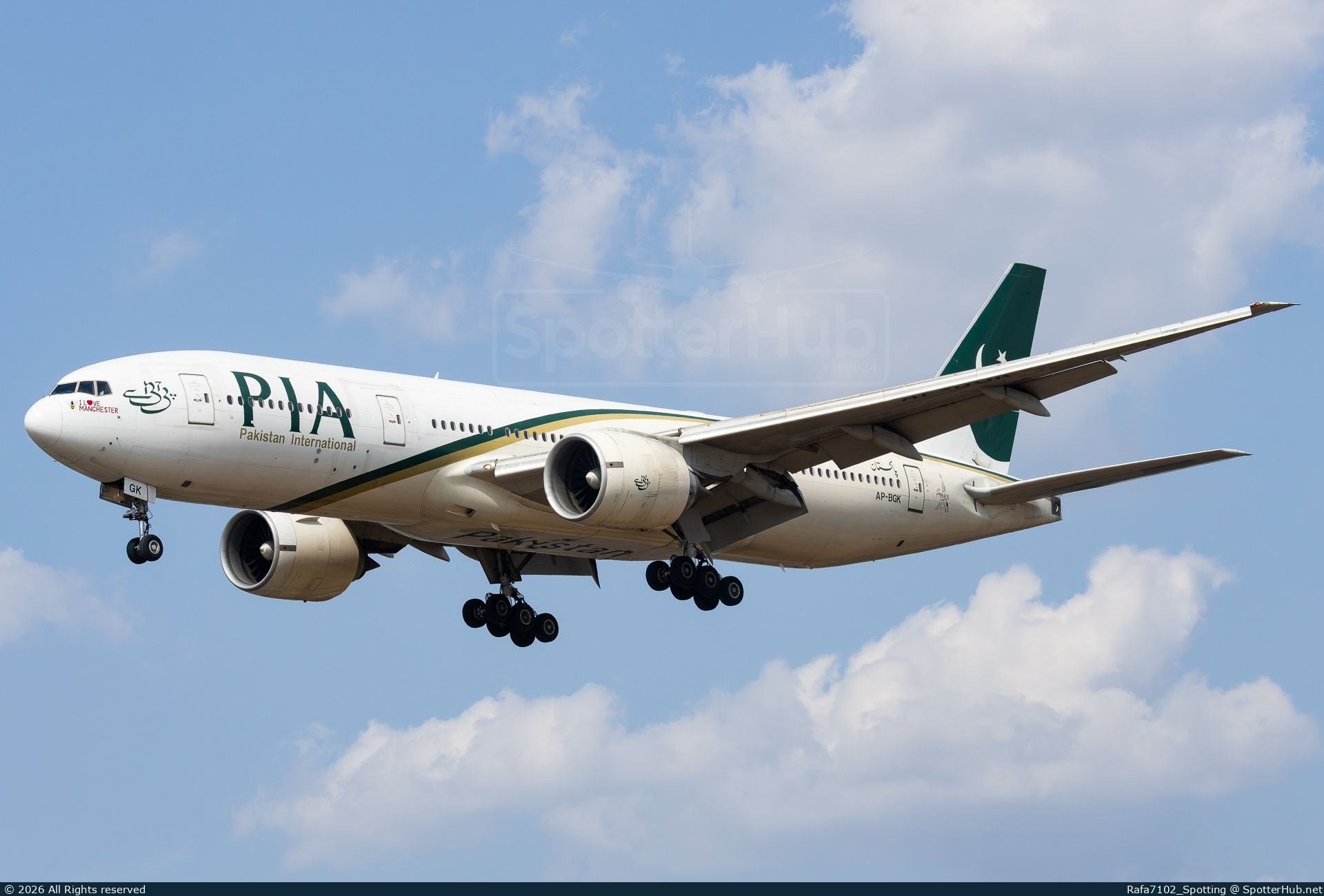 Photo of AP-BGK - Boeing 777-240(ER) operated by PIA Pakistan International Airlines