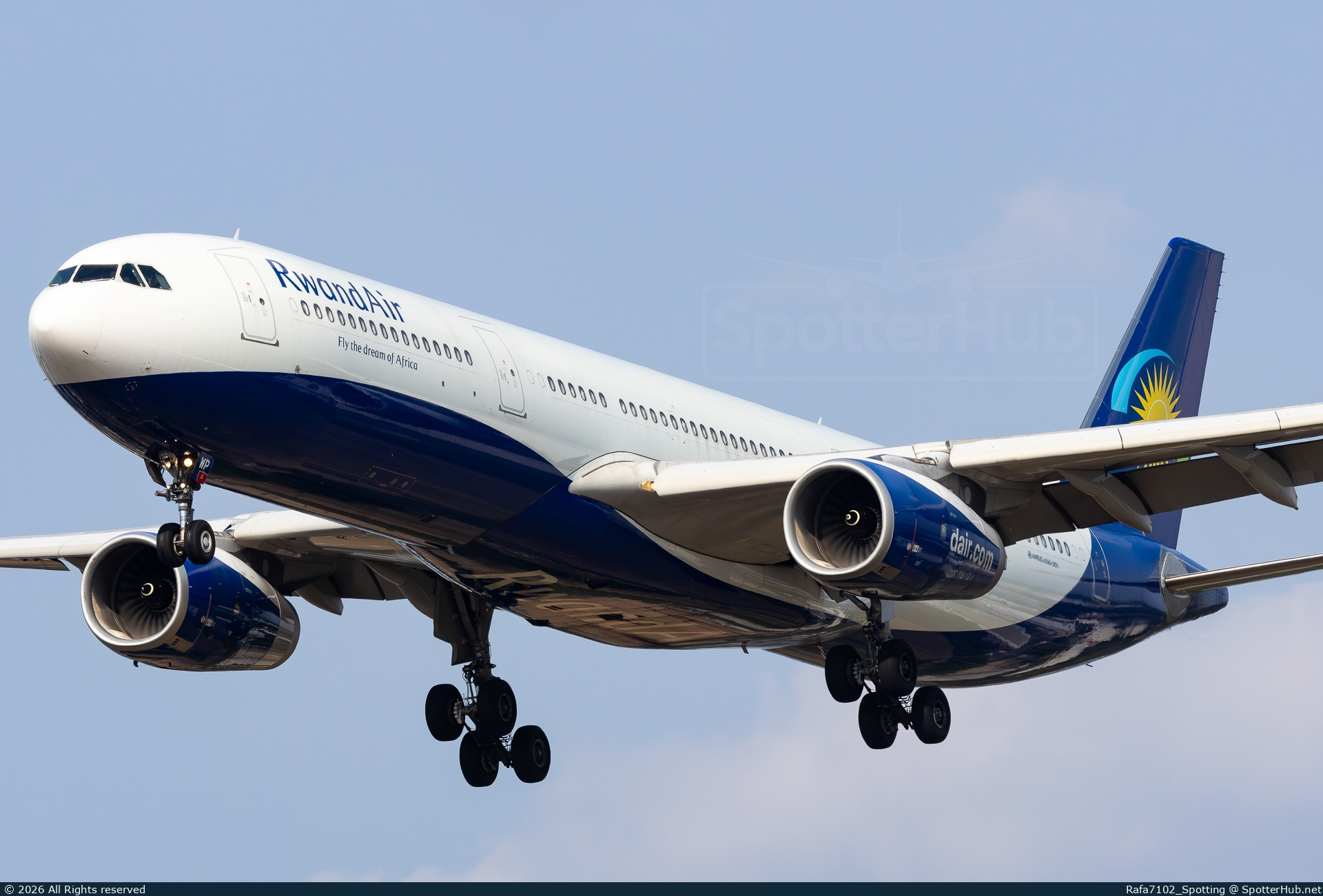 Photo of 9XR-WP - Airbus A330-343 operated by RwandAir