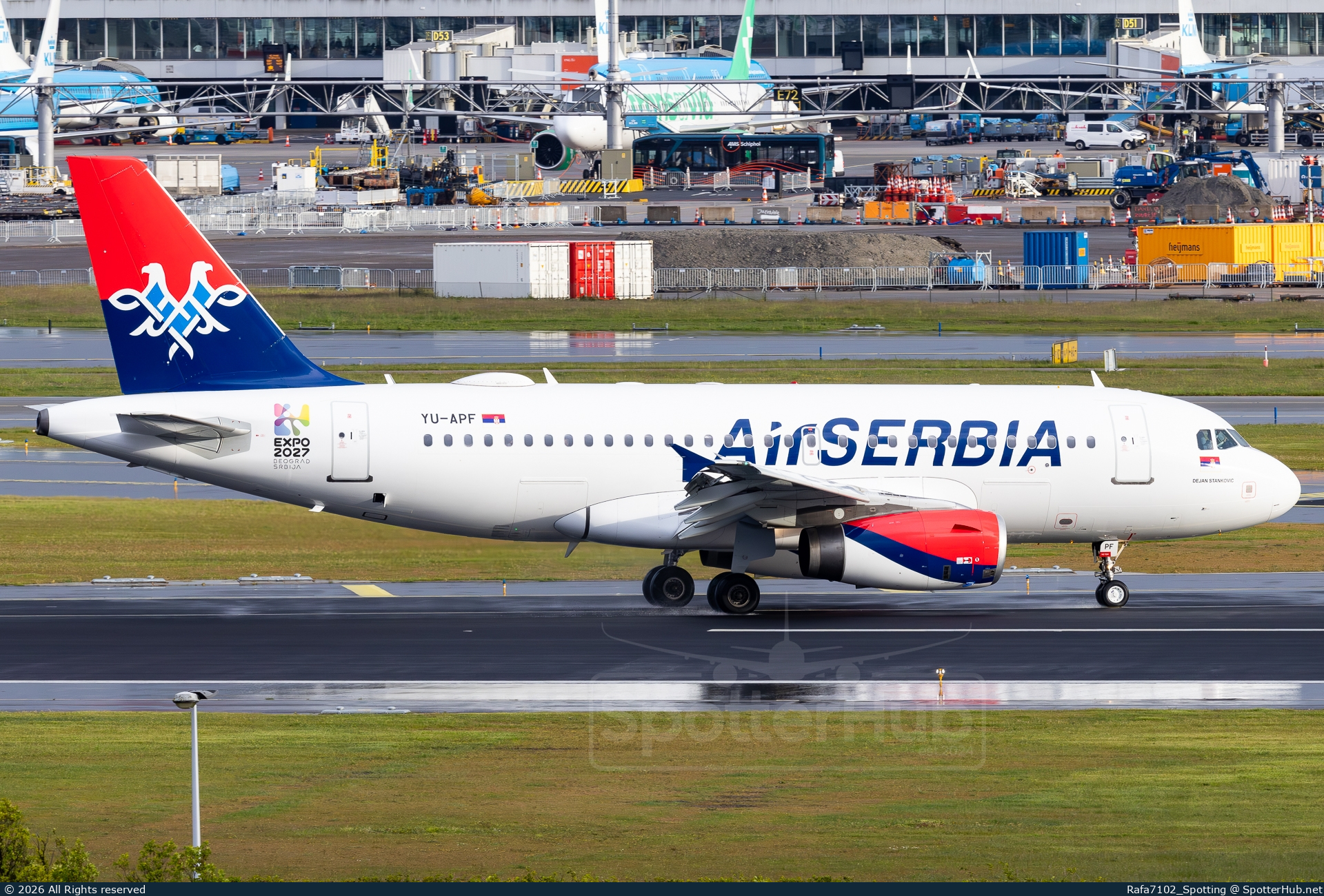 Photo of YU-APF - Airbus A319-132 operated by Air Serbia