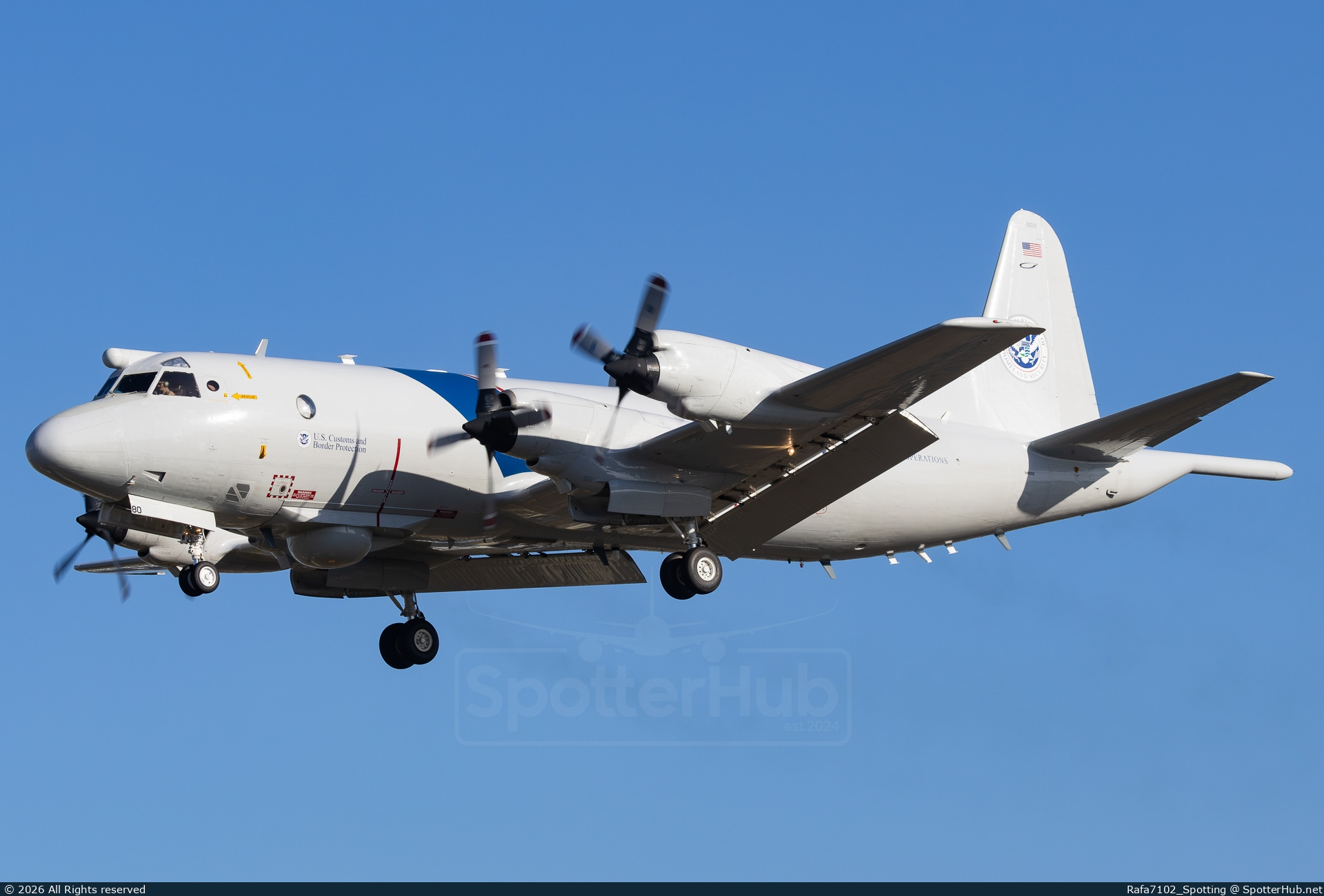 Photo of N480SK - Lockheed P-3B HW Orion operated by US Customs and Border Protection