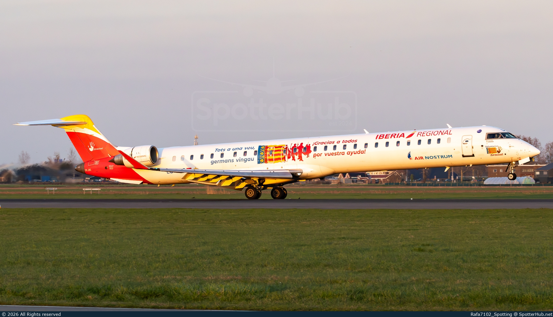 Photo of EC-MLO - Bombardier CRJ-1000 operated by Iberia Regional (opb Air Nostrum)
