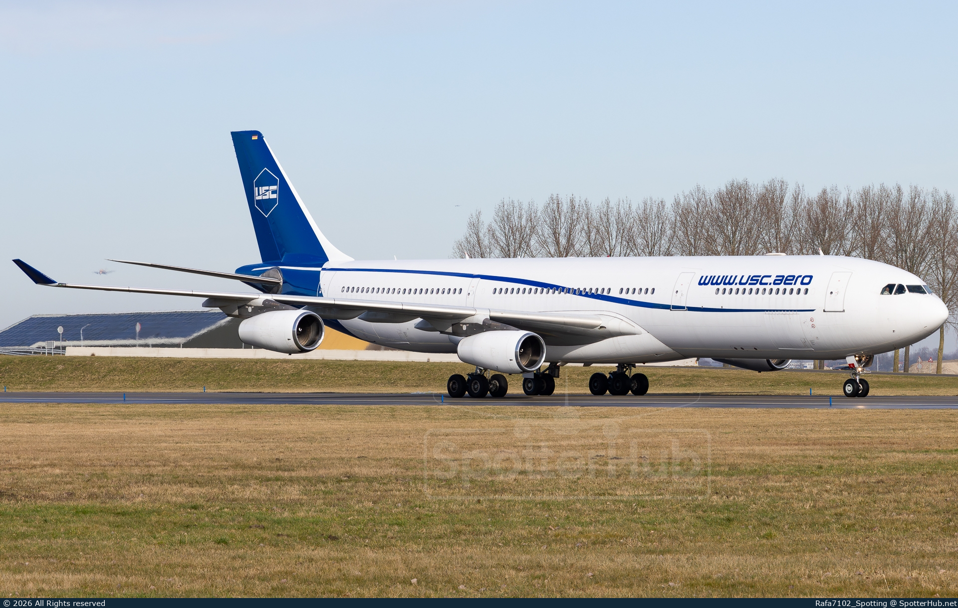 Photo of D-AUSC - Airbus A340-313 operated by Universal Sky Carrier