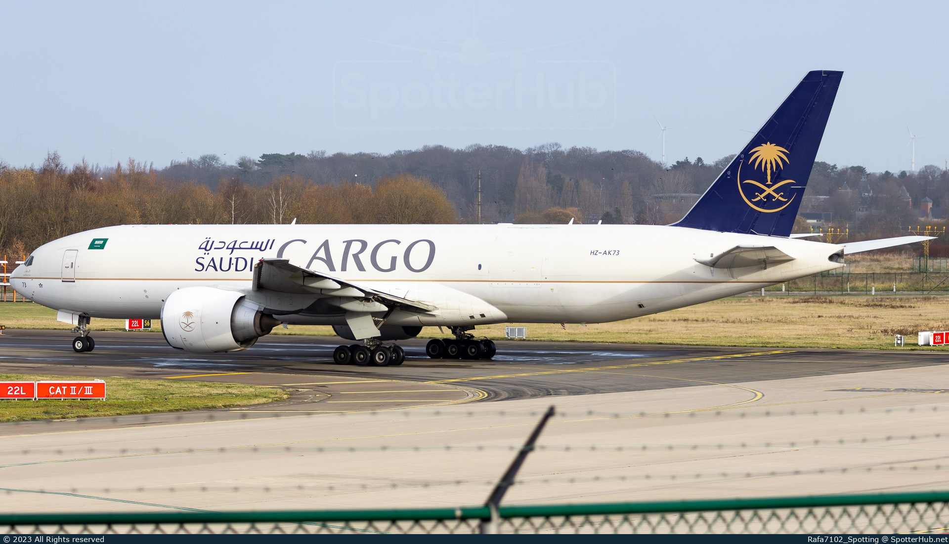 Photo of HZ-AK73 - Boeing 777-FFG operated by Saudia Cargo