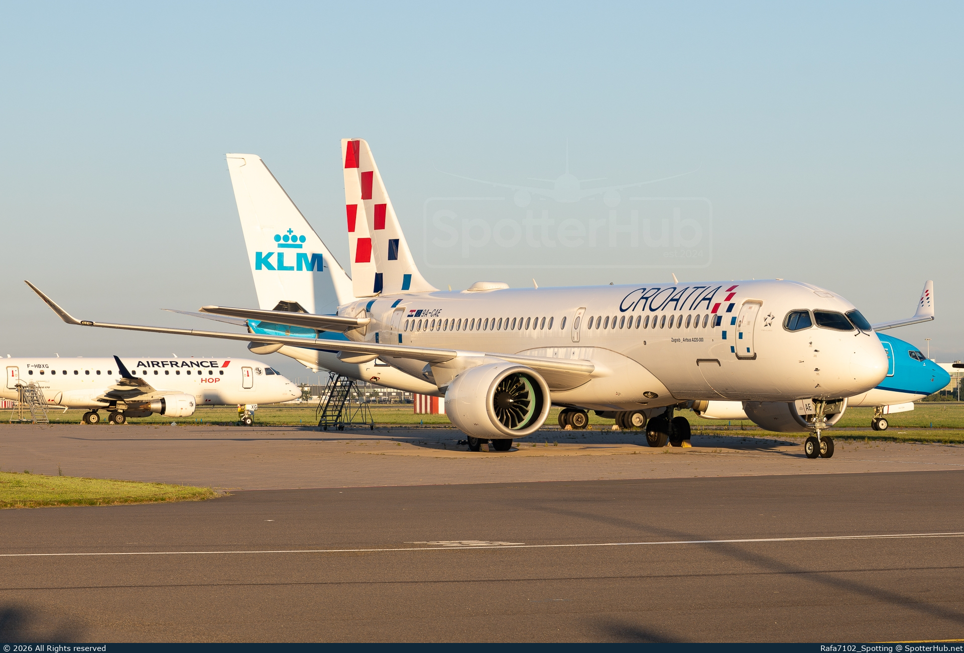 Photo of 9A-CAE - Airbus A220-300 operated by Croatia Airlines