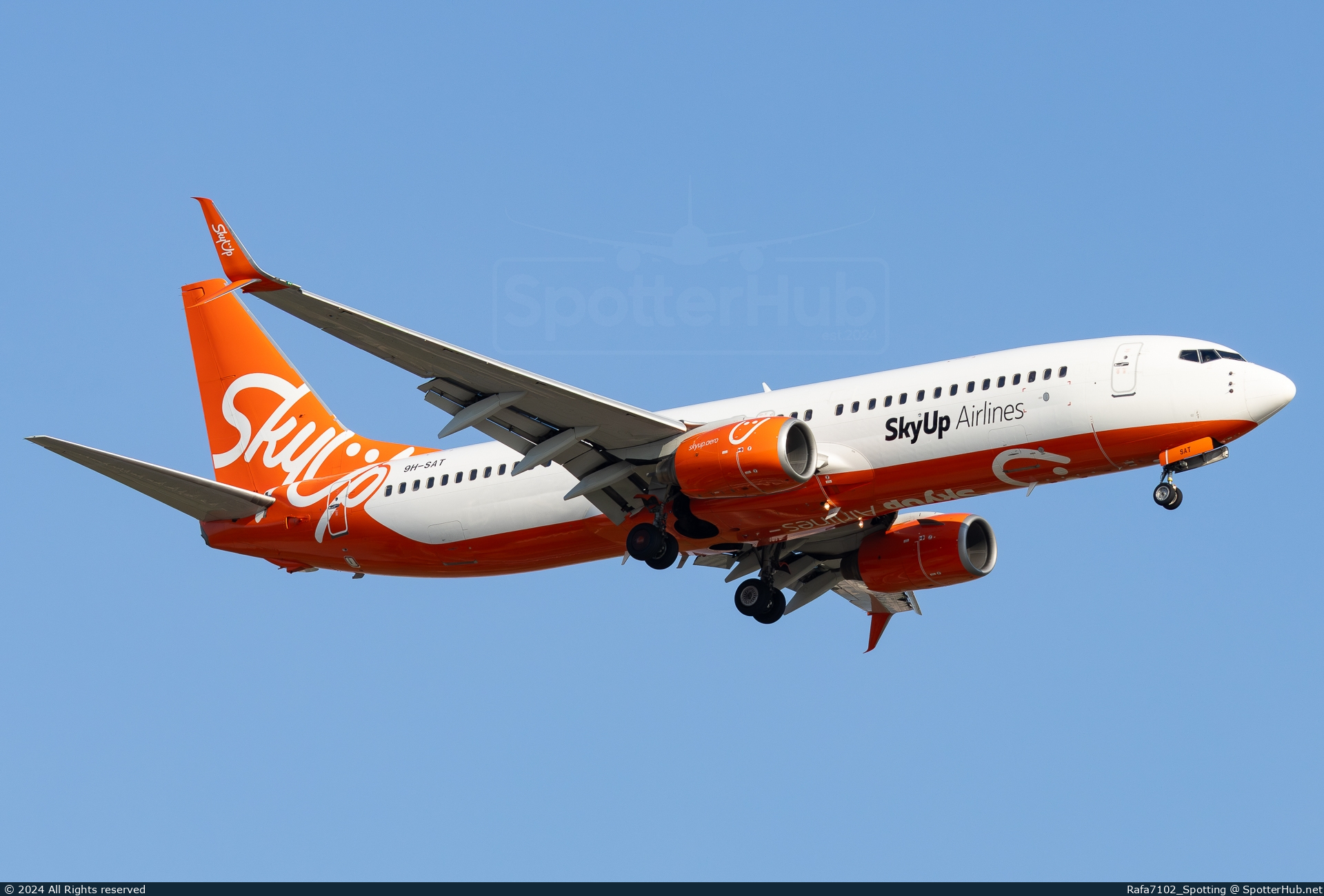 Photo of 9H-SAT - Boeing 737-8Q8 operated by SkyUp Europe