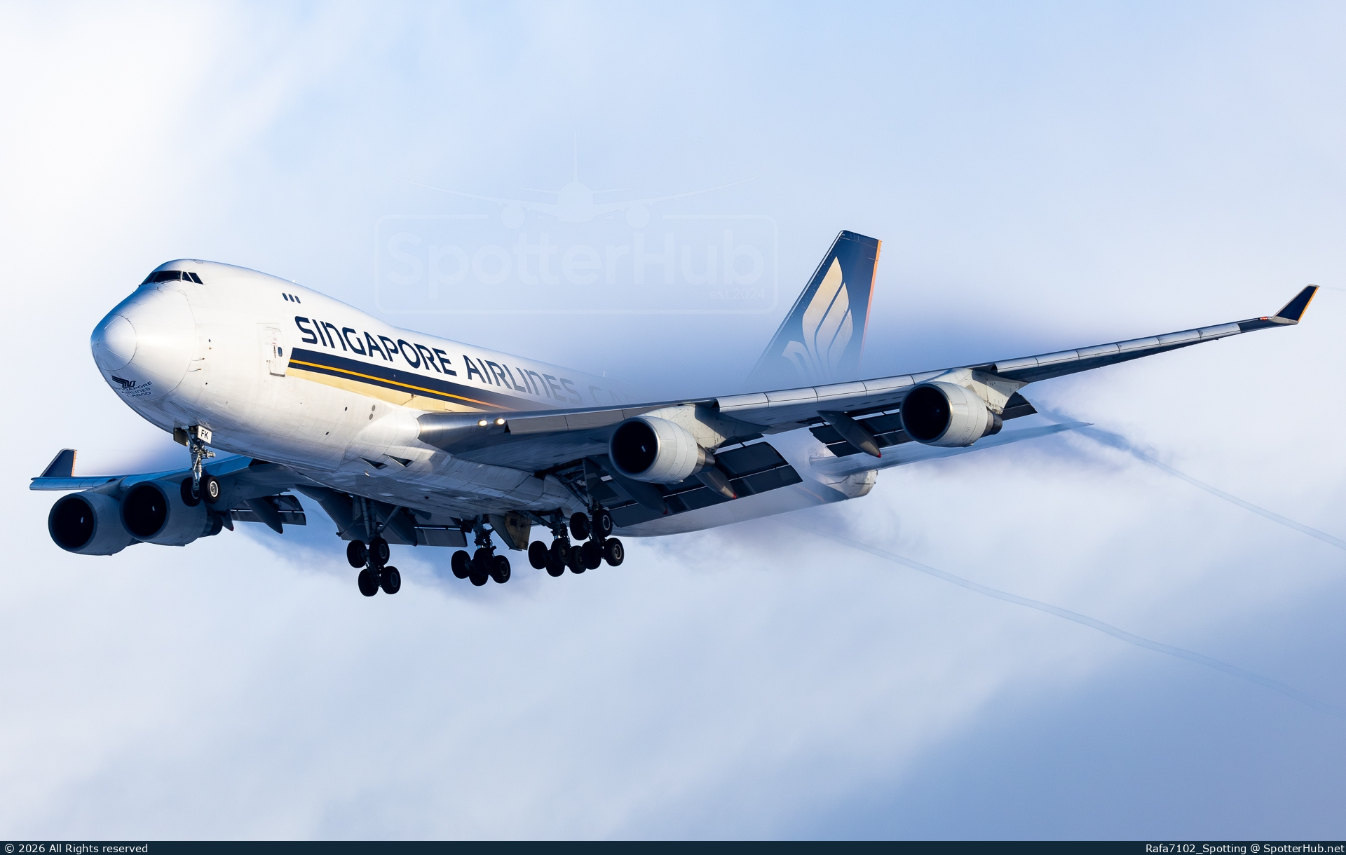 Photo of 9V-SFK - Boeing 747-412F operated by Singapore Airlines Cargo