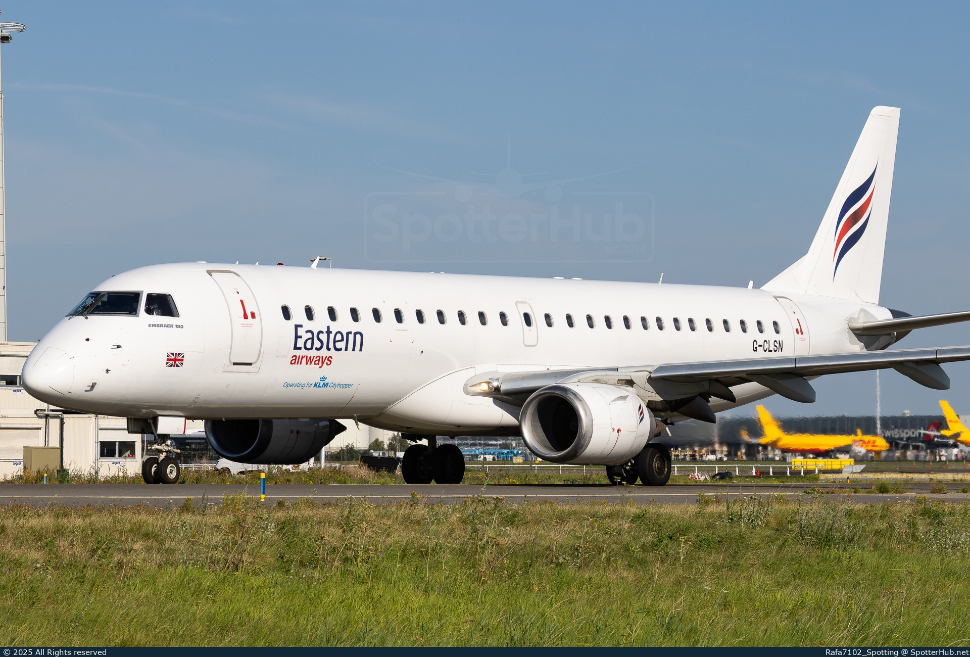 Photo of G-CLSN - Embraer ERJ-190LR operated by Eastern Airways