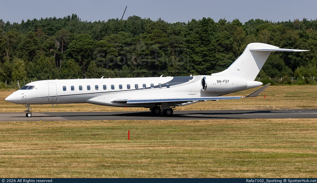 Photo of 5N-FGY - Bombardier Global 7500 operated by Nigerian Air Force