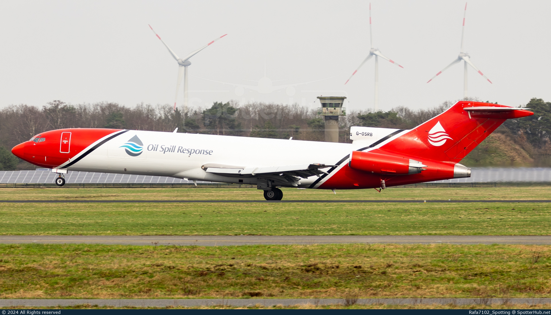 Photo of G-OSRB - Boeing 727-2S2F(Adv)(RE) operated by T2 Aviation