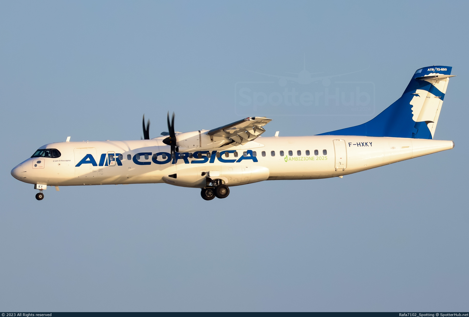 Photo of F-HXKY - ATR 72-600 operated by Air Corsica