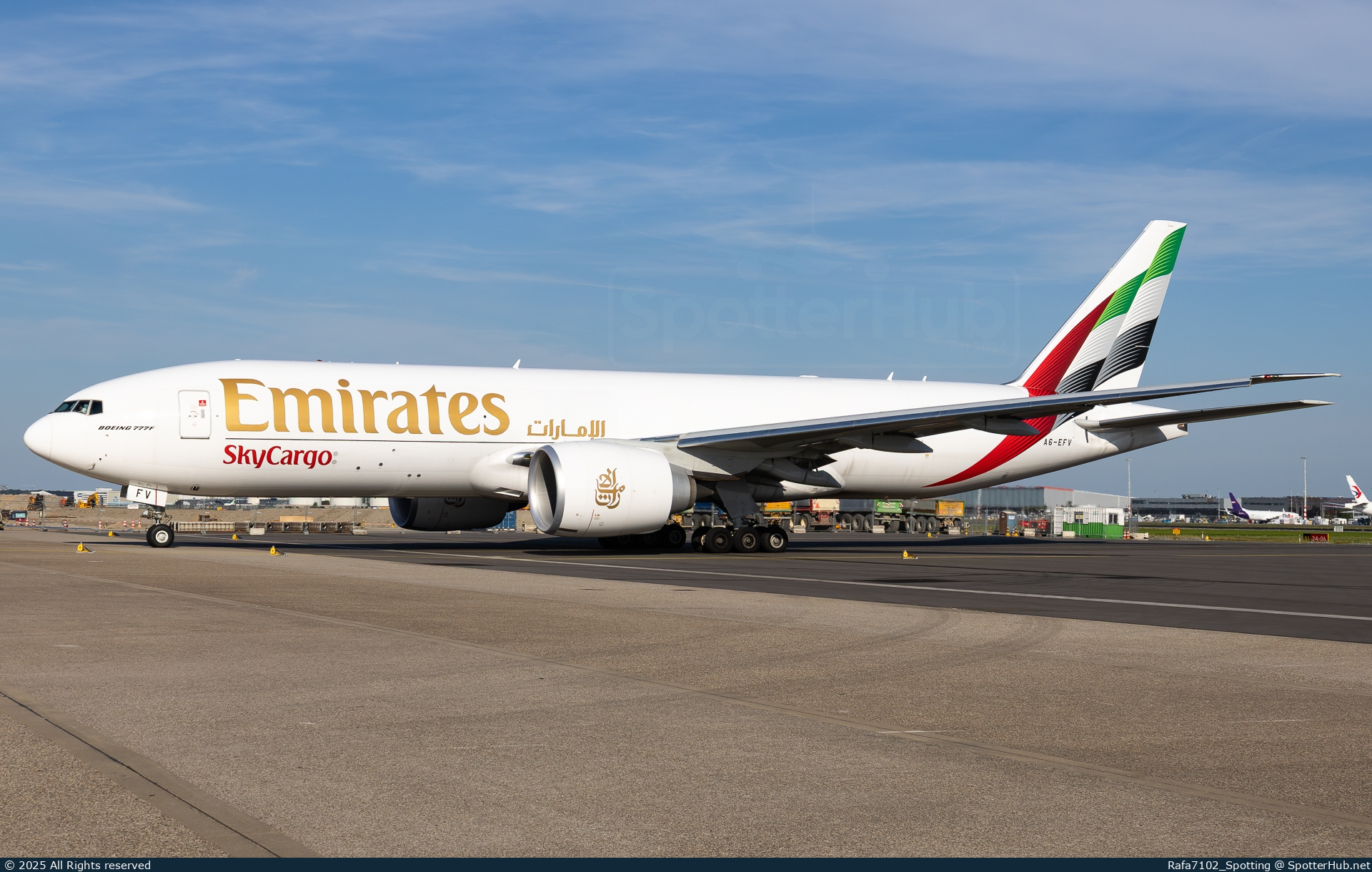 Photo of A6-EFV - Boeing 777-F operated by Emirates SkyCargo