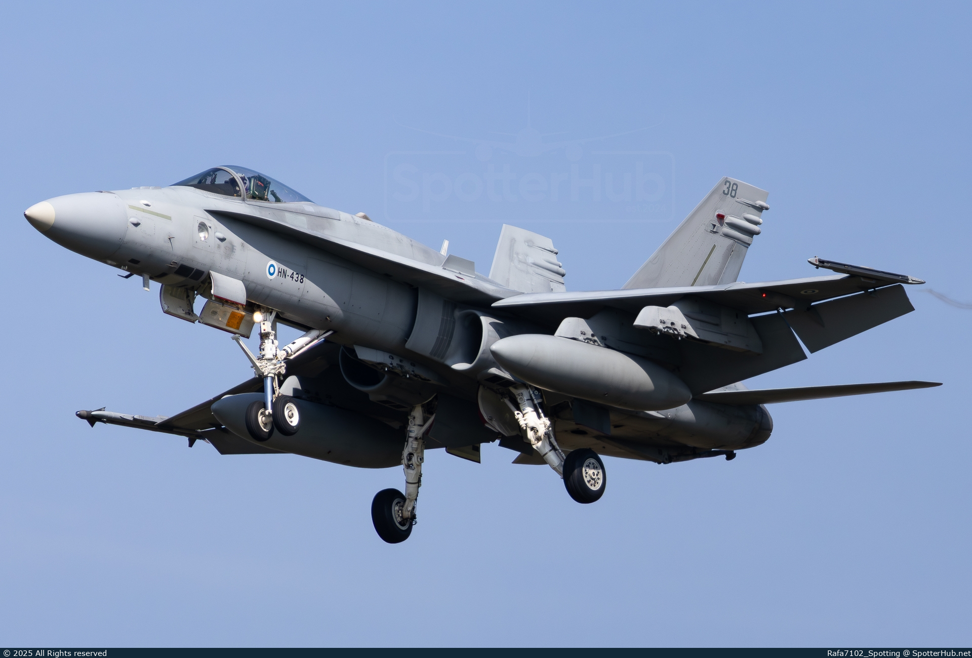Photo of HN-438 - McDonnell Douglas F/A-18C Hornet operated by Finnish Air Force