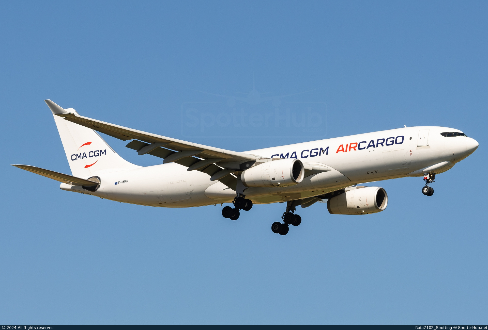 Photo of F-HMRH - Airbus A330-243F operated by CMA CGM Air Cargo