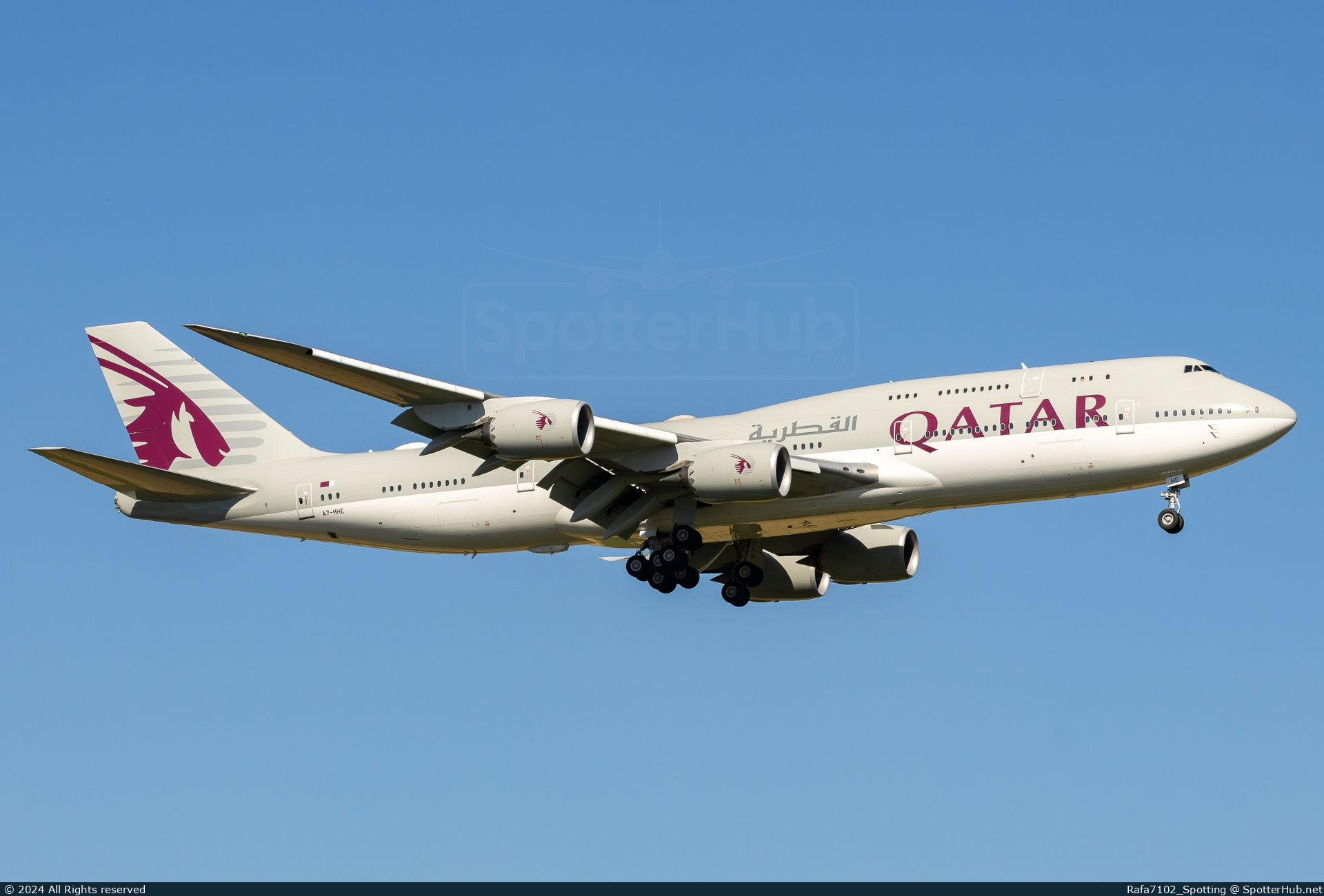 Photo of A7-HHE - Boeing 747-8KB(BBJ) operated by Qatar Amiri Flight