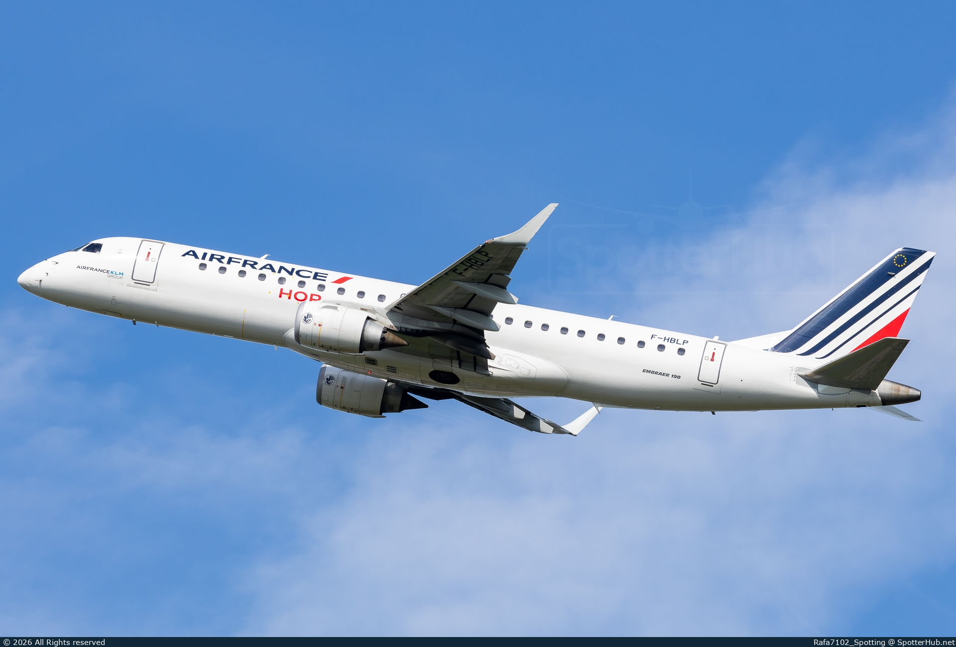 Photo of F-HBLP - Embraer ERJ-190STD operated by Air France HOP