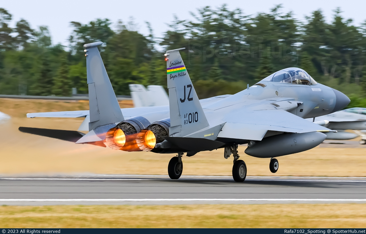 Photo of 83-0010 - McDonnell Douglas F-15C Eagle operated by US Air Force