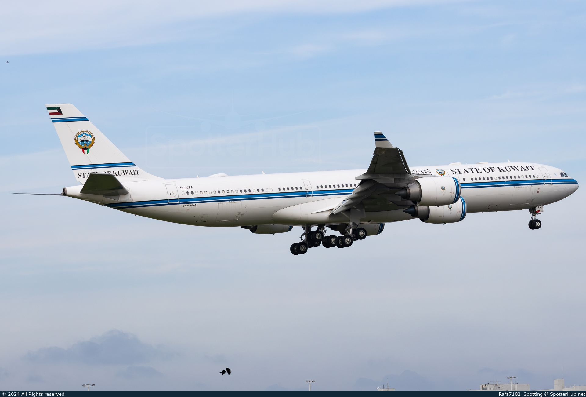Photo of 9K-GBA - Airbus A340-541 operated by Government of Kuwait