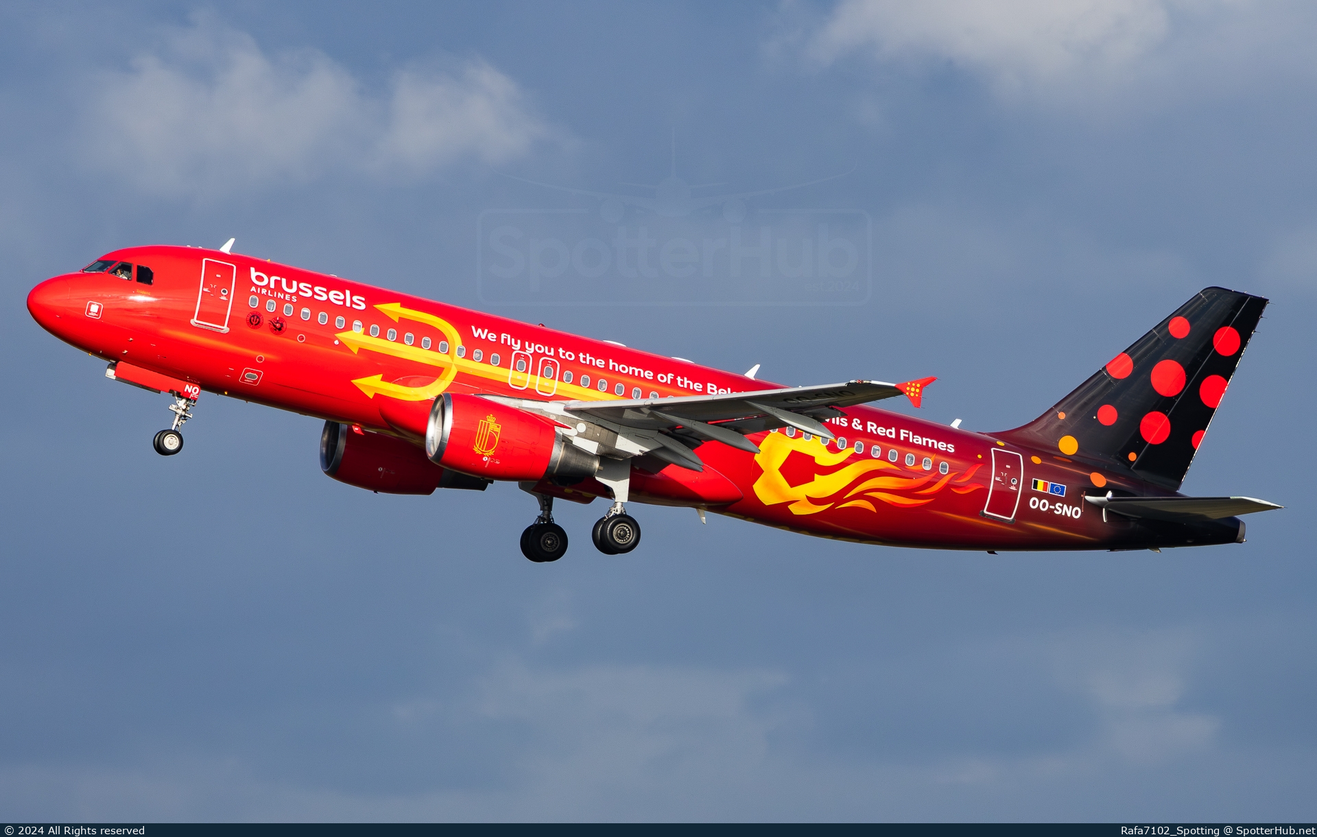 Photo of OO-SNO - Airbus A320-214 operated by Brussels Airlines