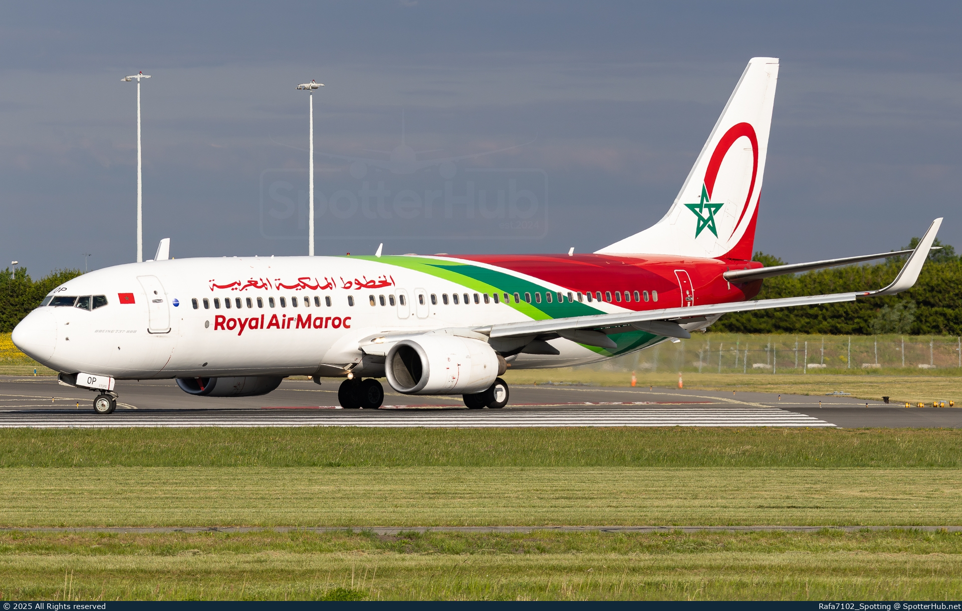 Photo of CN-ROP - Boeing 737-8B6 operated by Royal Air Maroc