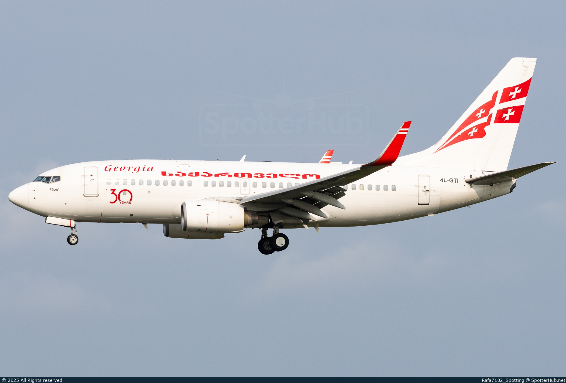 Photo of 4L-GTI - Boeing 737-7CT operated by Georgian Airways