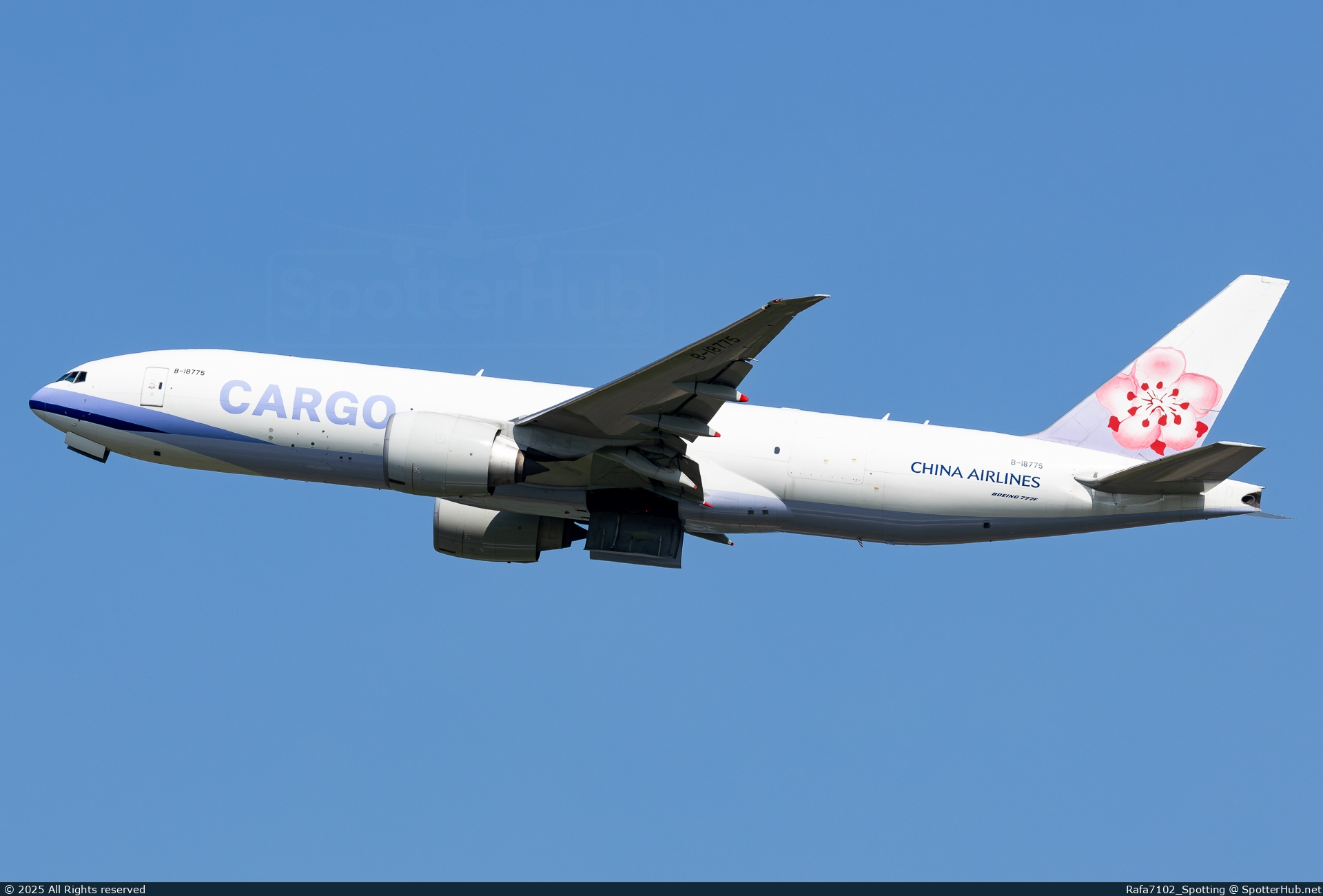 Photo of B-18775 - Boeing 777-F operated by China Airlines Cargo