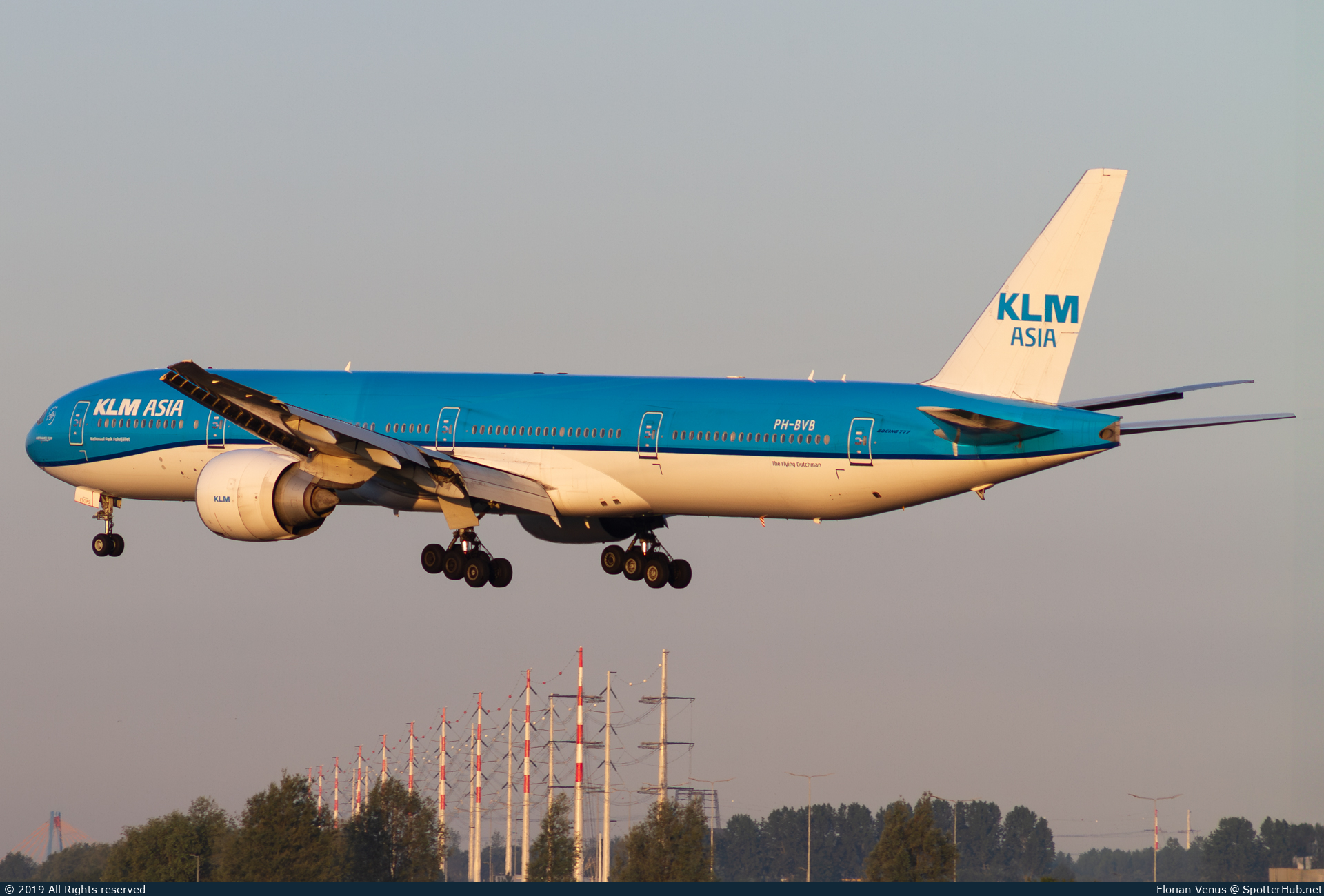 Photo of PH-BVB - Boeing 777-306(ER) operated by KLM Asia