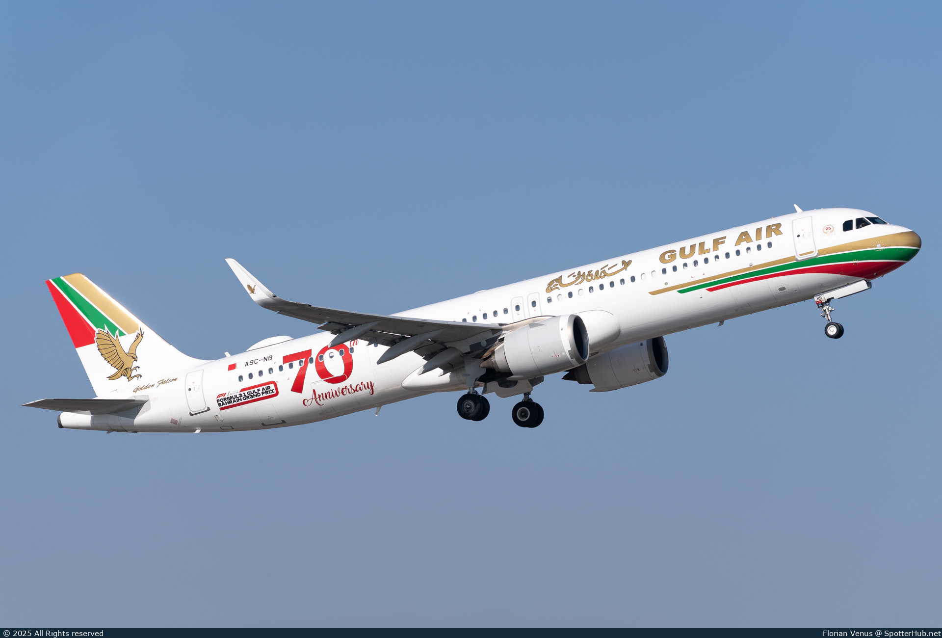 Photo of A9C-NB - Airbus A321-253NX operated by Gulf Air