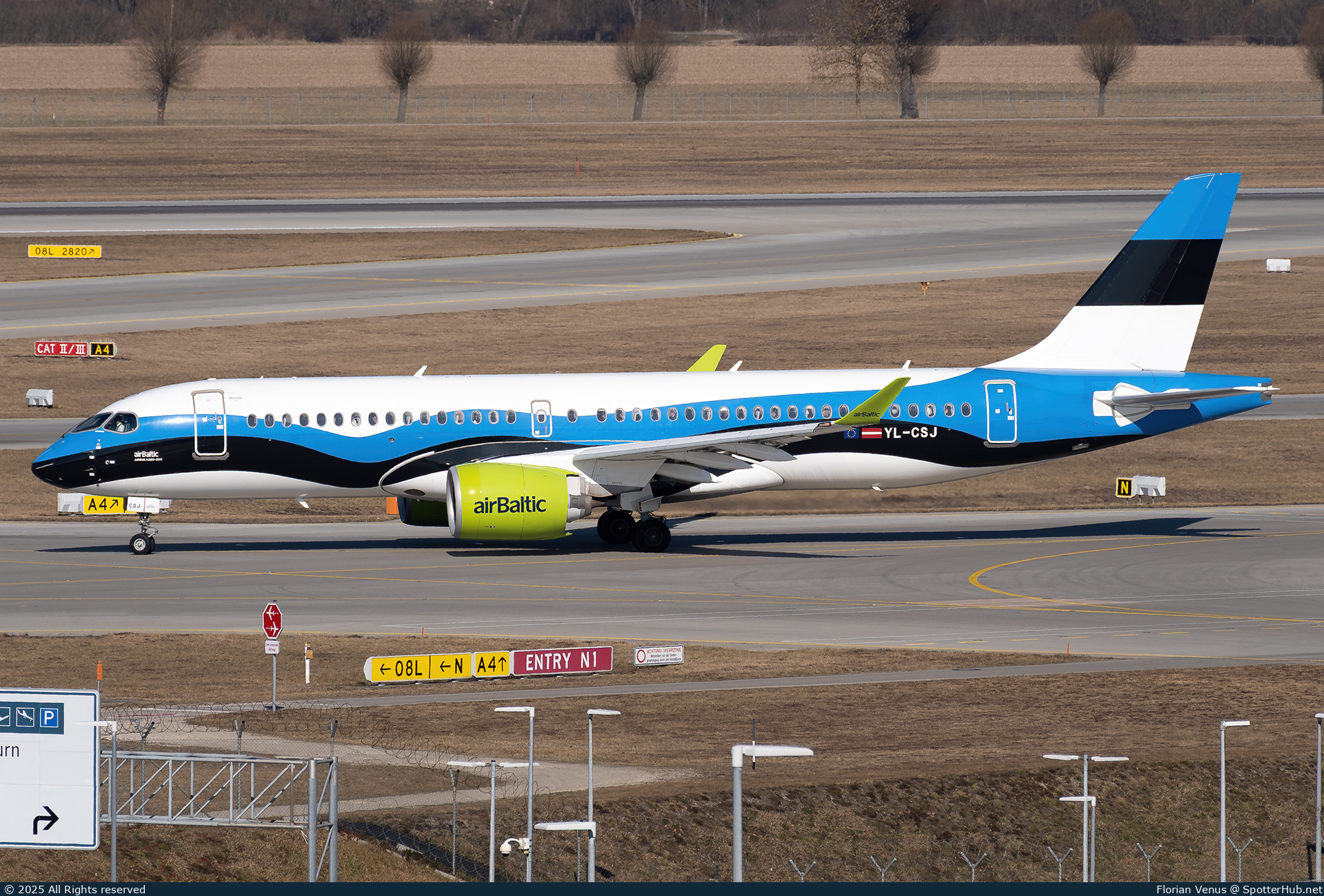 Photo of YL-CSJ - Airbus A220-300 operated by airBaltic