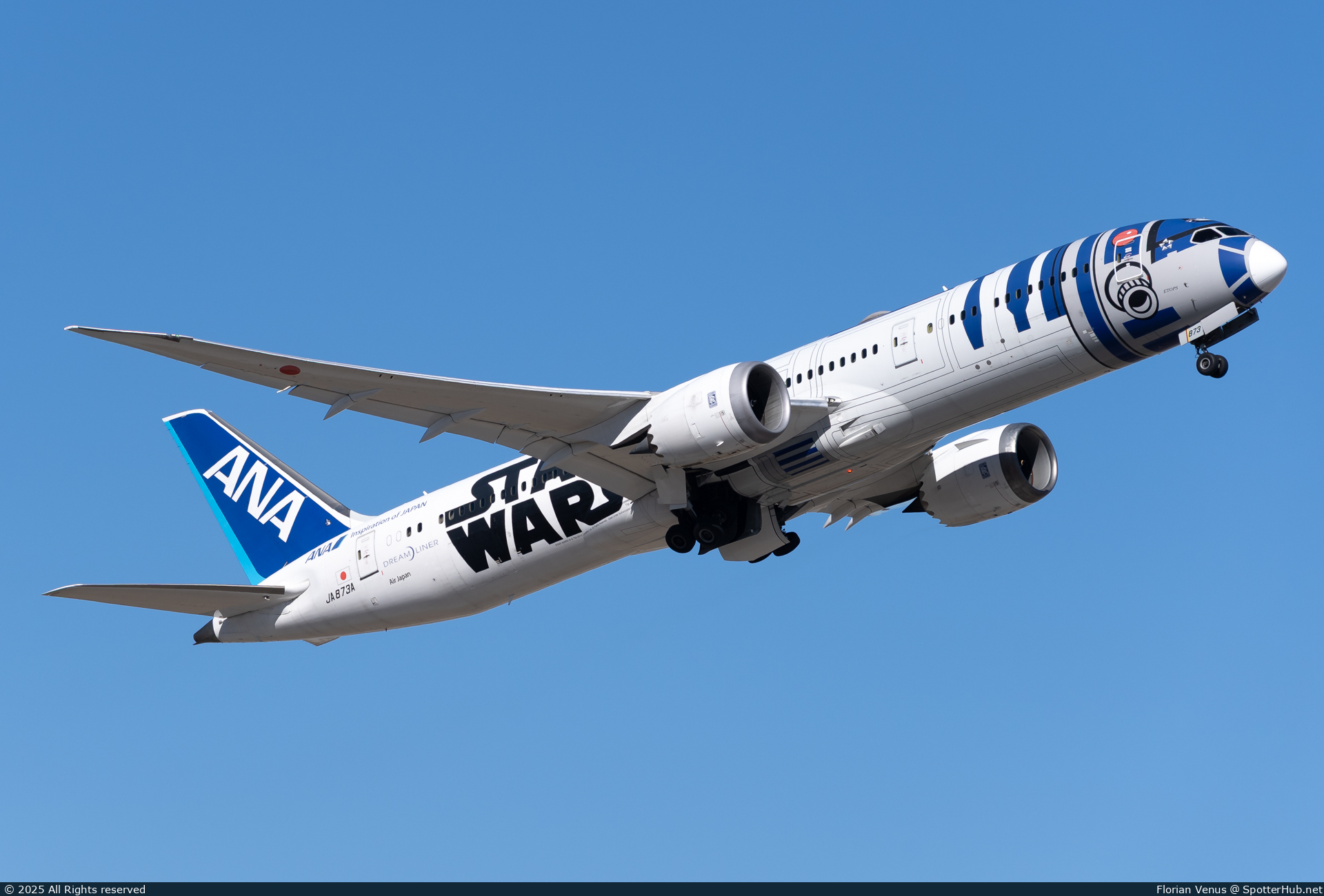 Photo of JA873A - Boeing 787-9 Dreamliner operated by ANA All Nippon Airways (opb Air Japan)