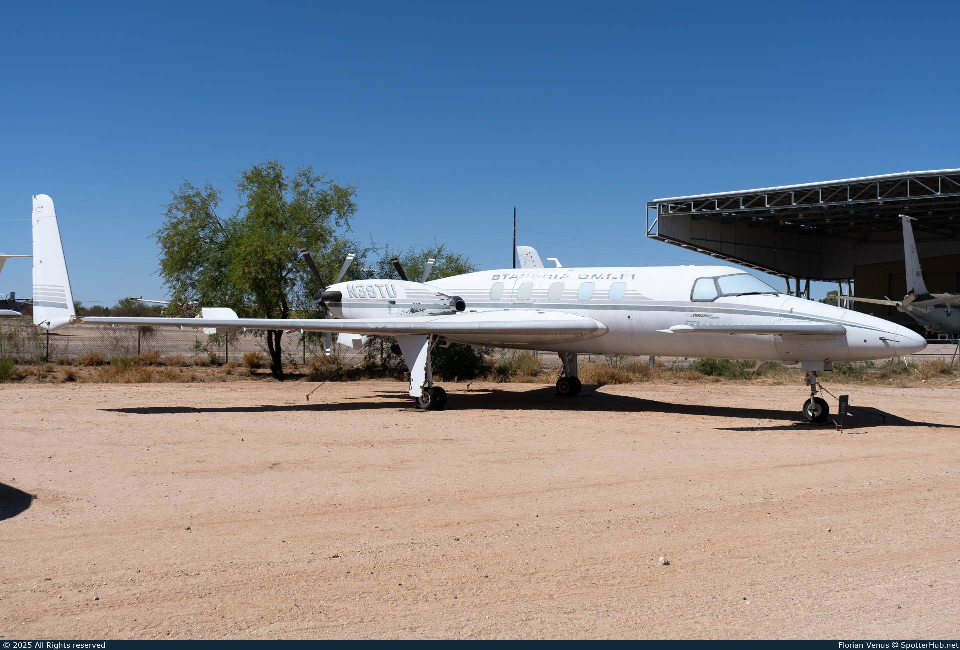 Photo of N39TU - Beechcraft 2000A Starship operated by Pima Air and Space Museum