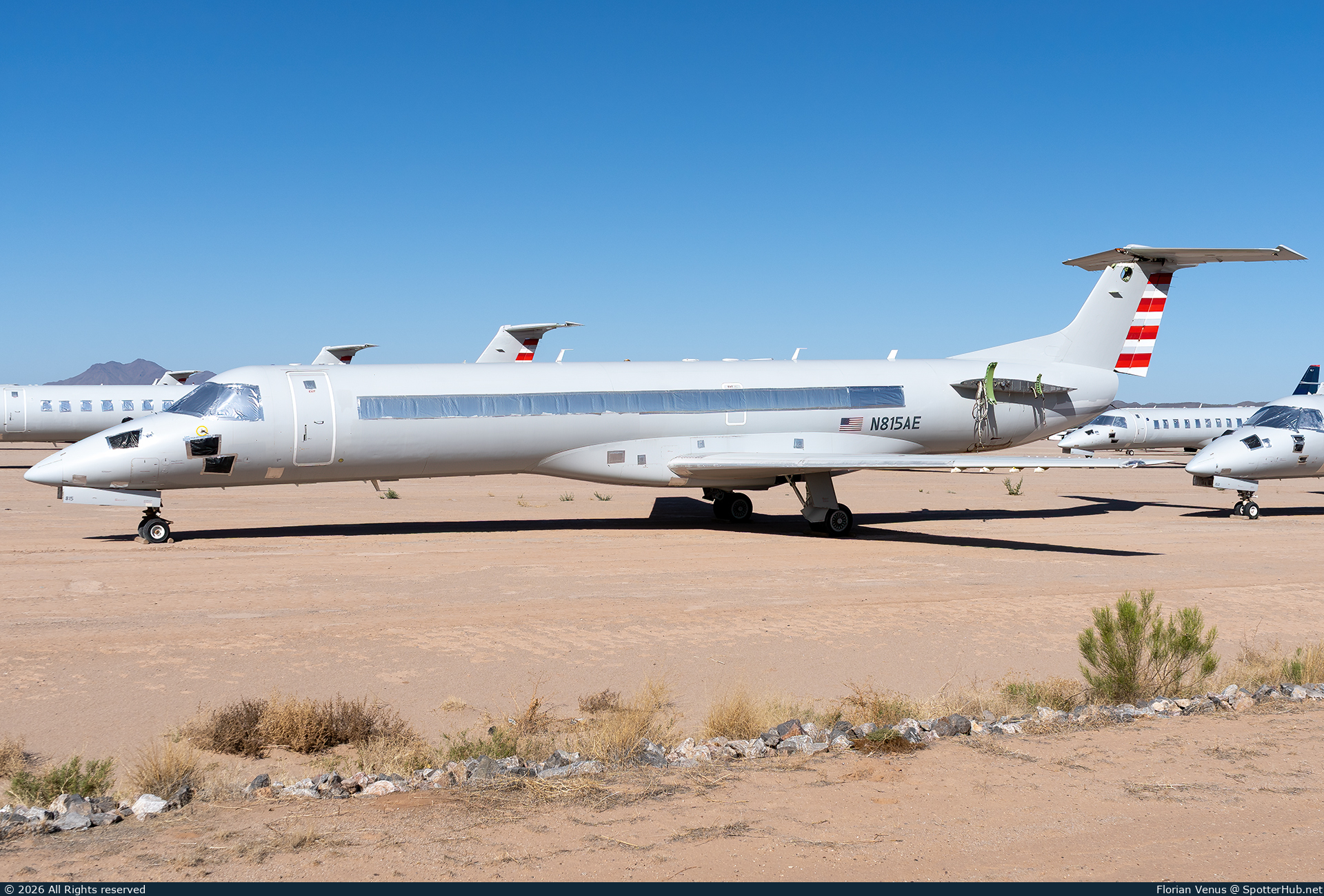 Photo of N815AE - Embraer ERJ-140LR operated by American Eagle (opb Envoy Air)