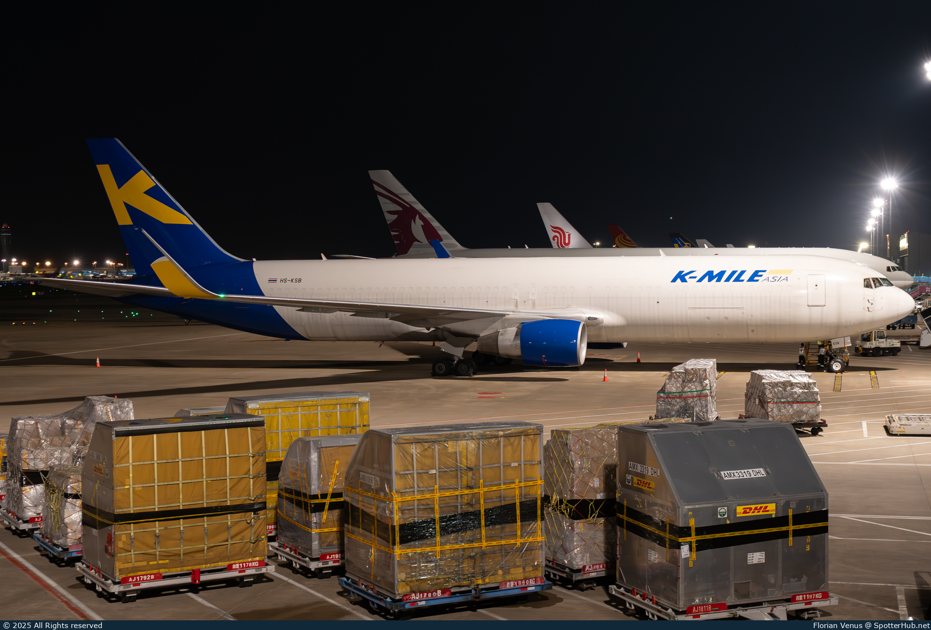 Photo of HS-KSB - Boeing 767-33A(ER)(BCF) operated by K-Mile Asia
