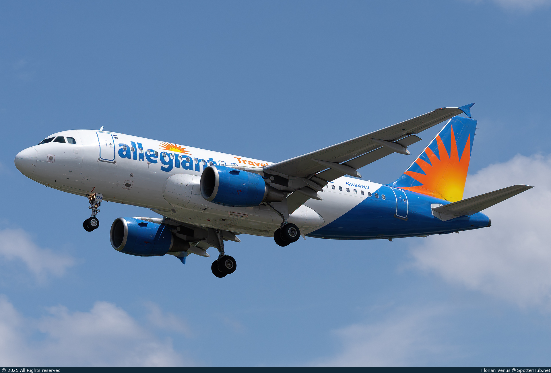 Photo of N324NV - Airbus A319-111 operated by Allegiant Air