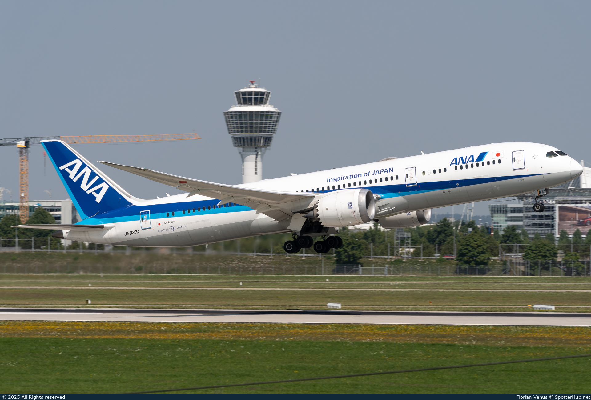 Photo of JA837A - Boeing 787-9 Dreamliner operated by ANA All Nippon Airways (opb Air Japan)